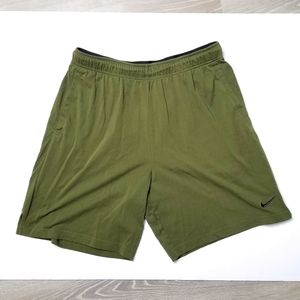 Nike Dri Fit Olive Green Shorts